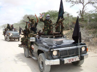 Shabaab militants moving near Kismayo